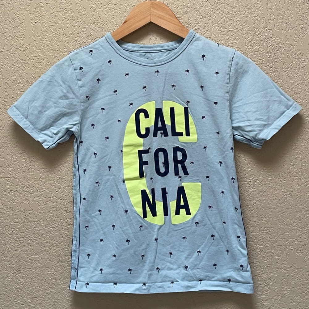 Kidpik Boy’s California Palm T-Shirt Size- L 12